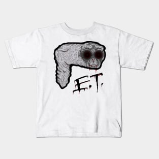 E.T. the extra terrifying extra terrestrial Kids T-Shirt